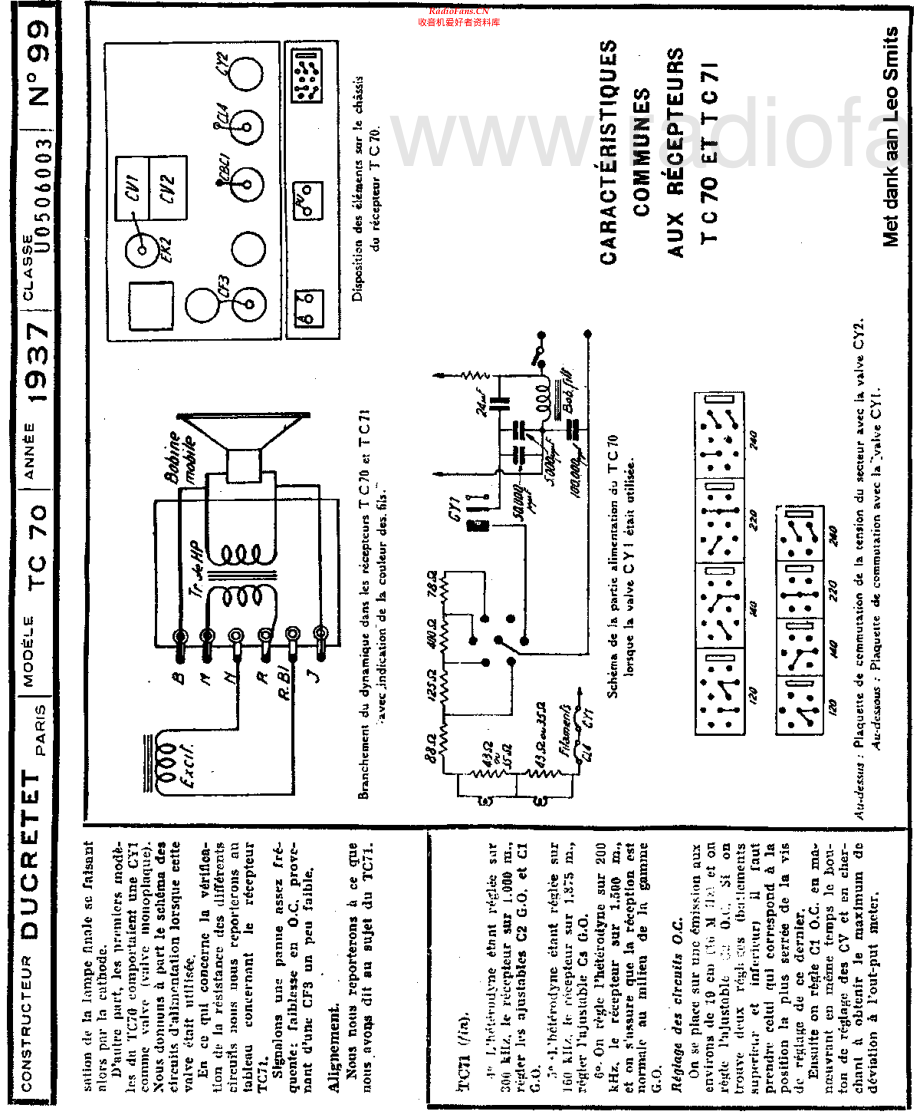 Ducretet-TC71-rec-sch维修电路原理图.pdf_第2页