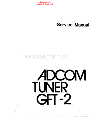 Adcom-GFT2-tun-sm维修电路原理图.pdf