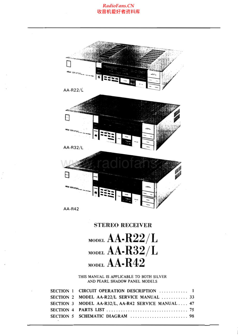 Akai-AAR32L-rec-sm维修电路原理图.pdf_第3页