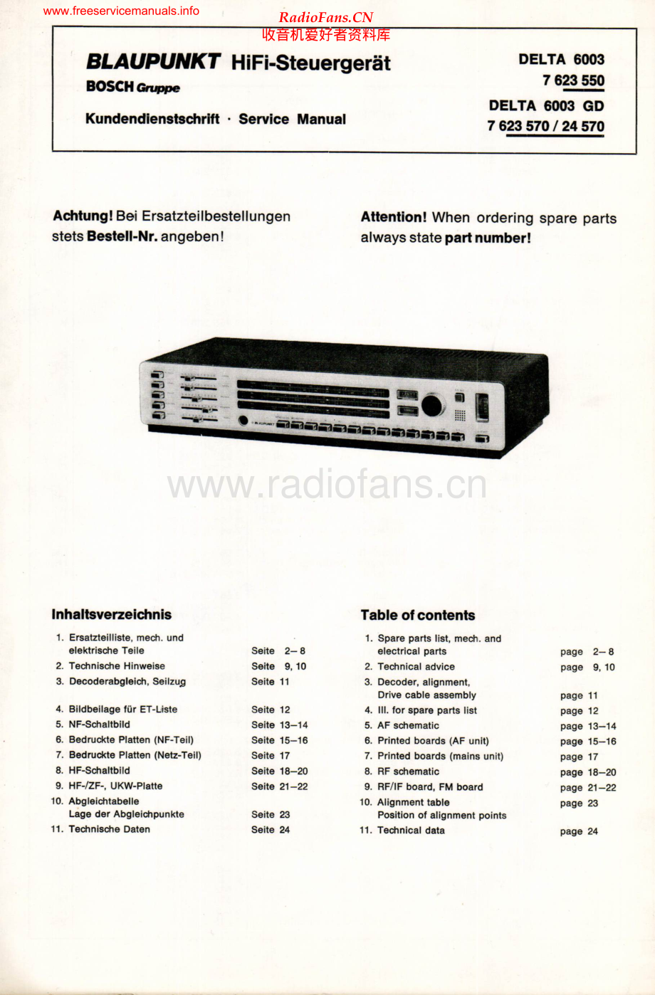 Blaupunkt-Delta6003-rec-sm维修电路原理图.pdf_第1页