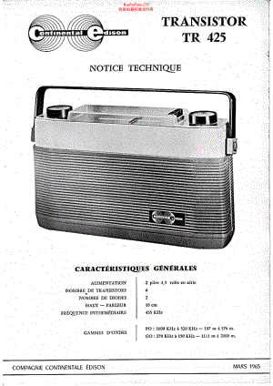 Continental-TR425-rec-sch维修电路原理图.pdf