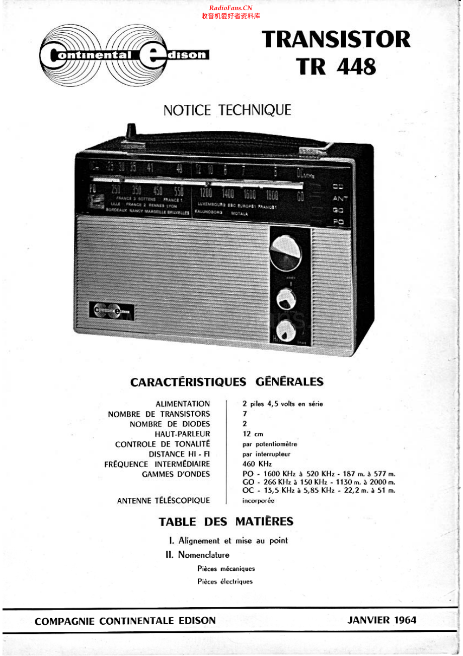 Continental-TR448-rec-sch维修电路原理图.pdf_第1页