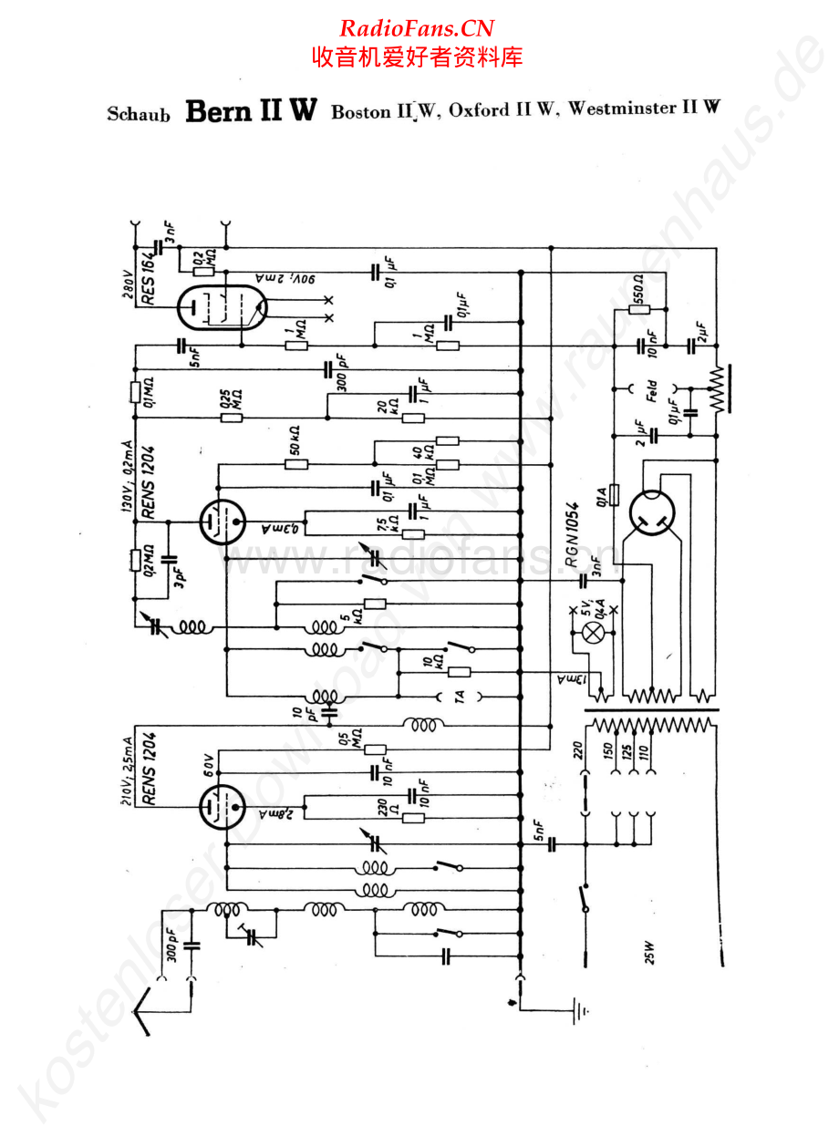 ITT-BernIIW-rec-sch 维修电路原理图.pdf_第1页