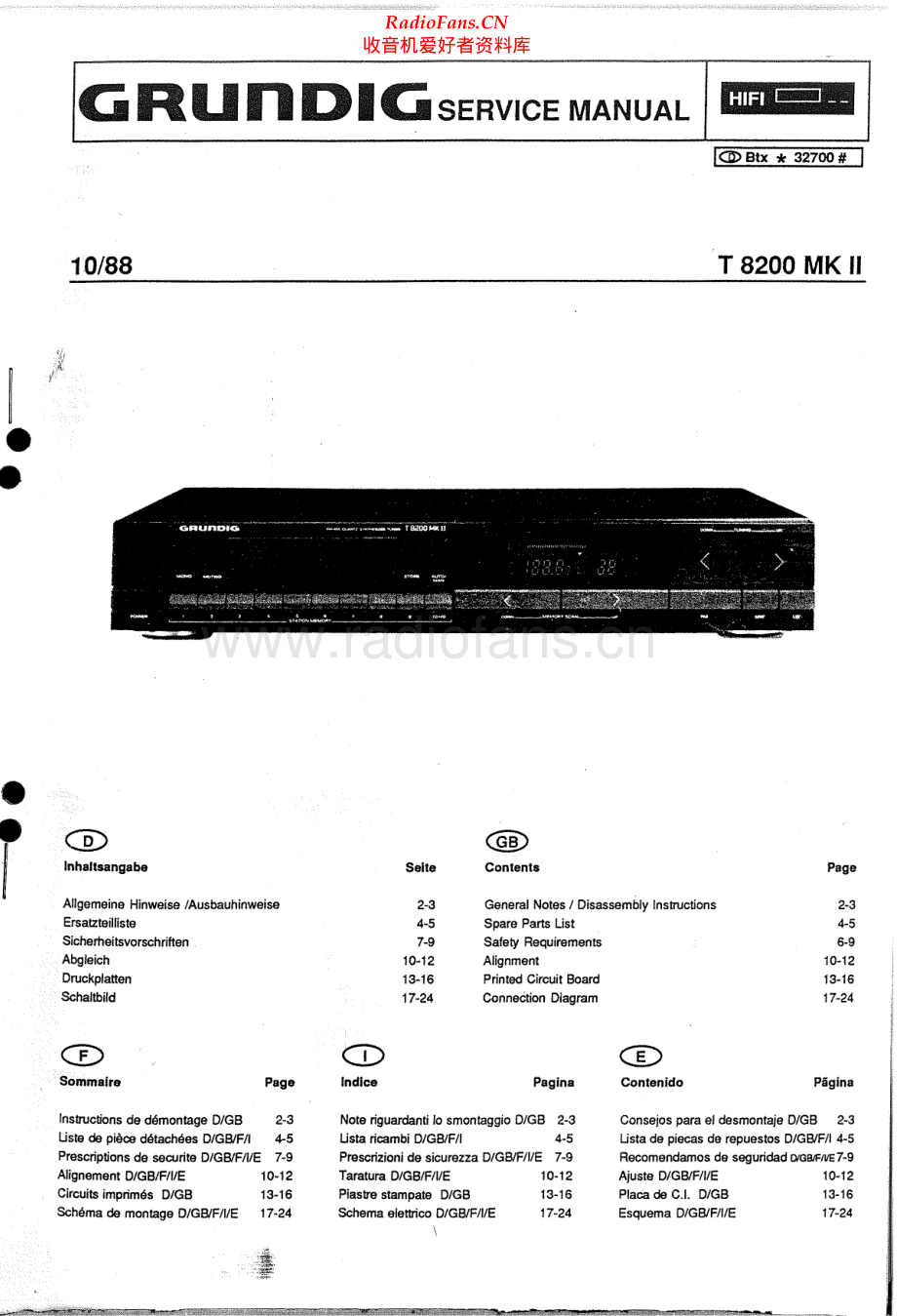 Grundig-T8200MKII-tun-sch维修电路原理图.pdf_第1页