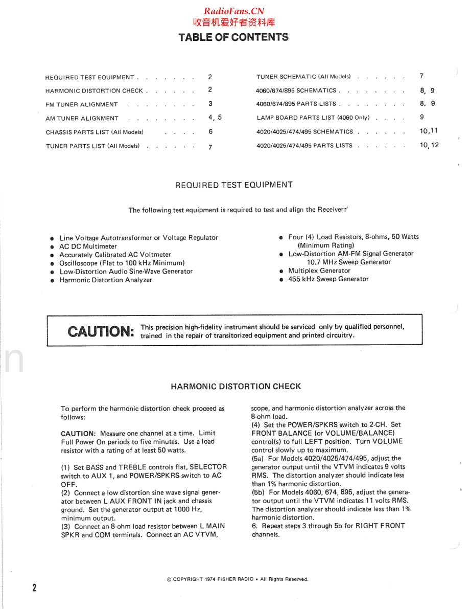 Fisher-674-rec-sm维修电路原理图.pdf_第2页