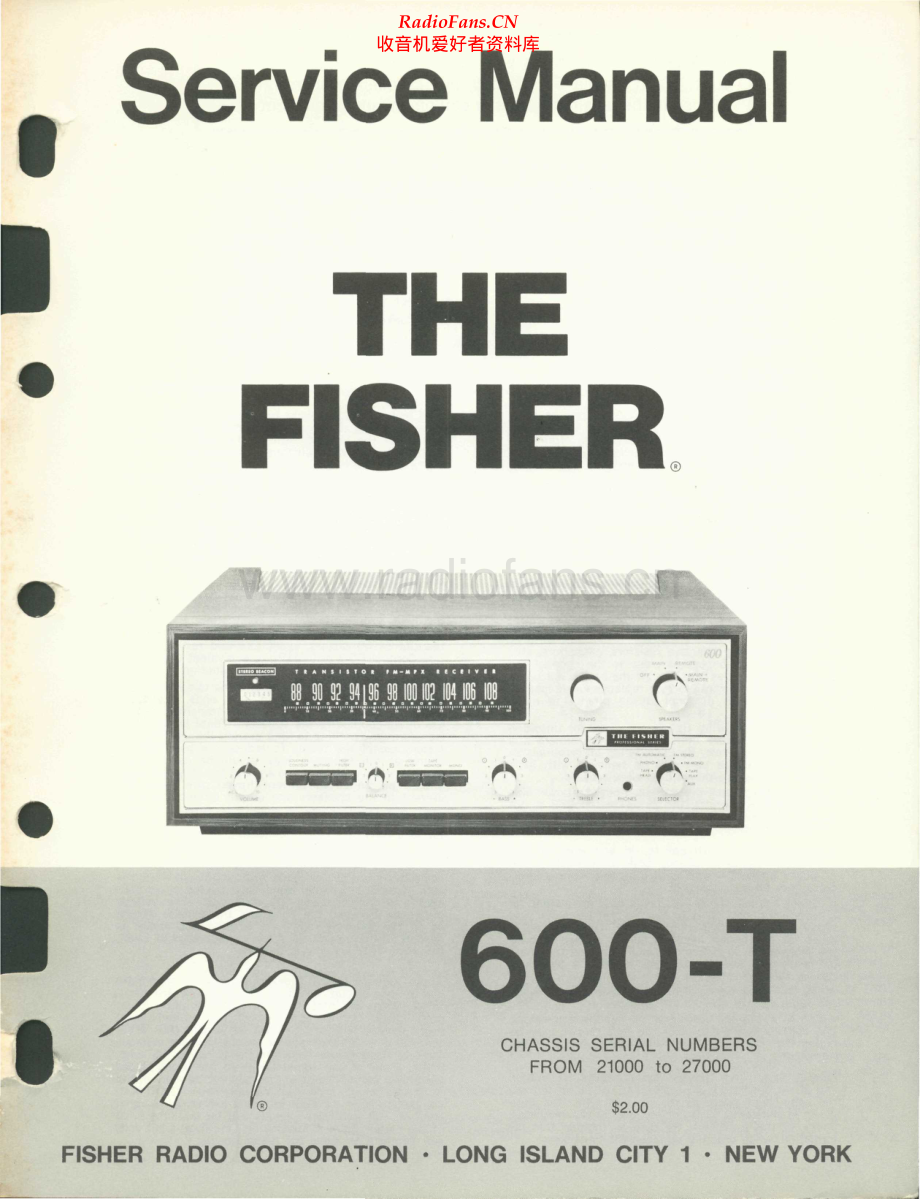 Fisher-600T-rec-sm1维修电路原理图.pdf_第1页