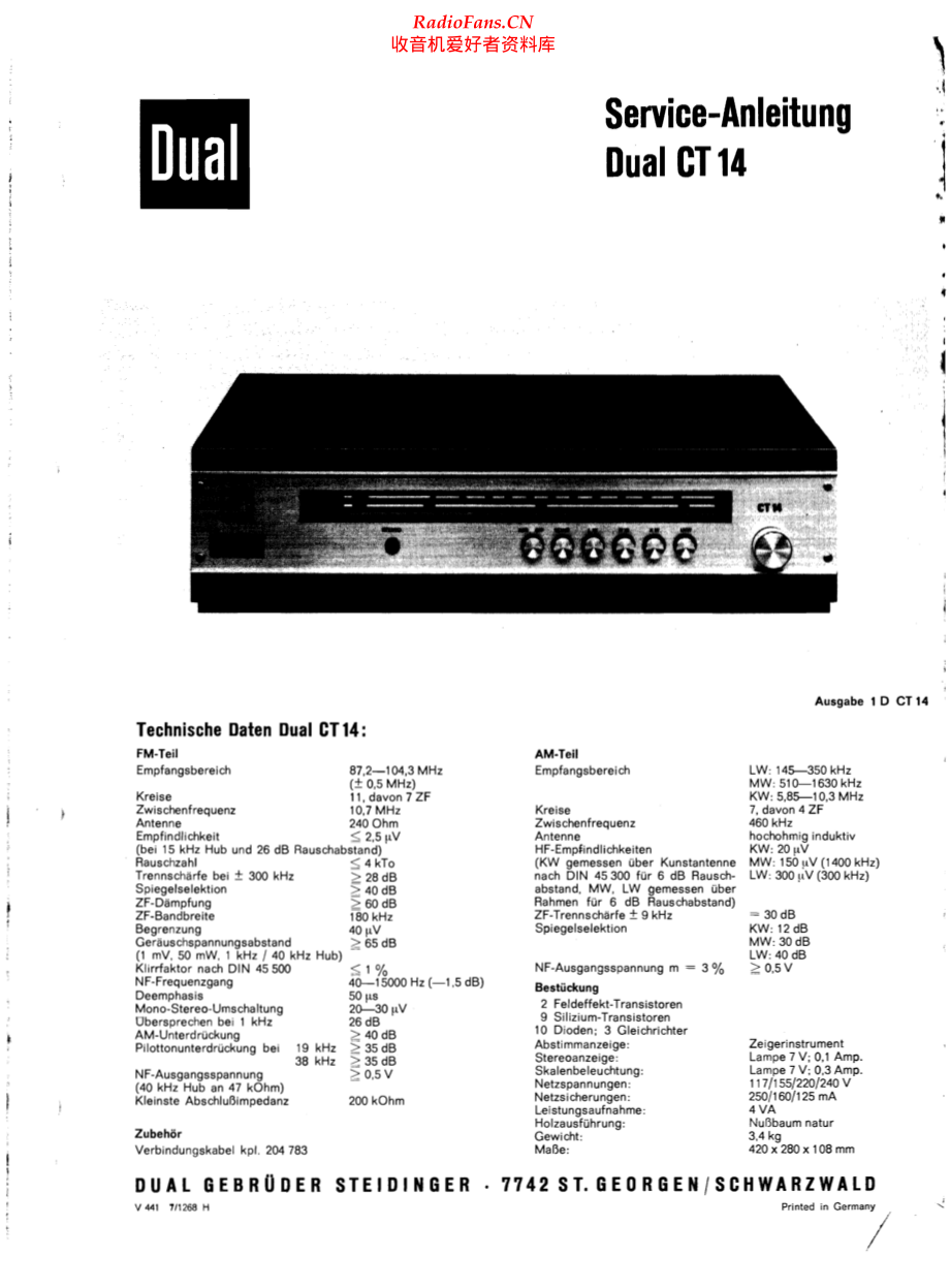 Dual-CT14-tun-sm维修电路原理图.pdf_第1页