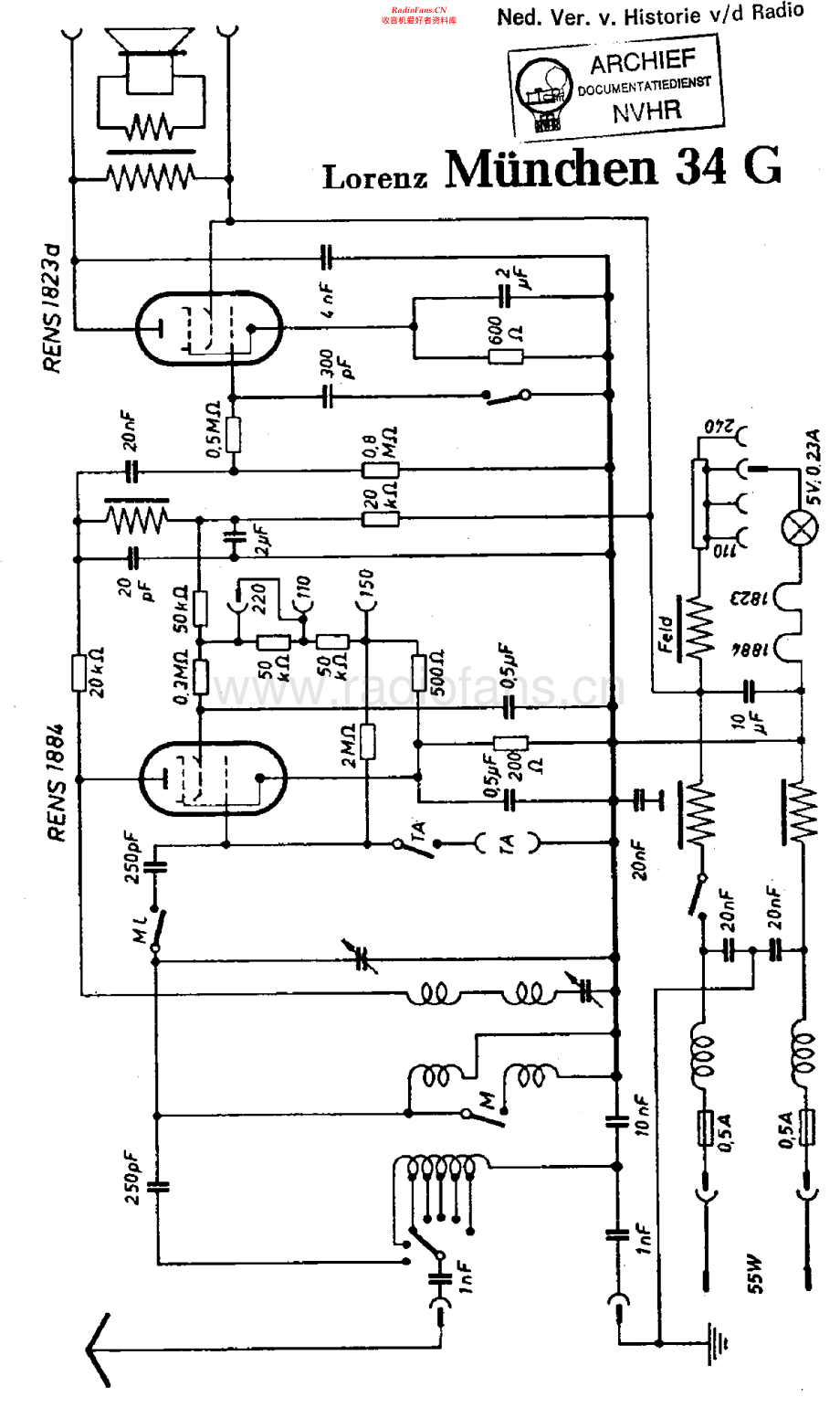 ITT-Munchen34G-rec-sch 维修电路原理图.pdf_第1页