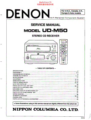 Denon-UDM50-rec-sm维修电路原理图.pdf