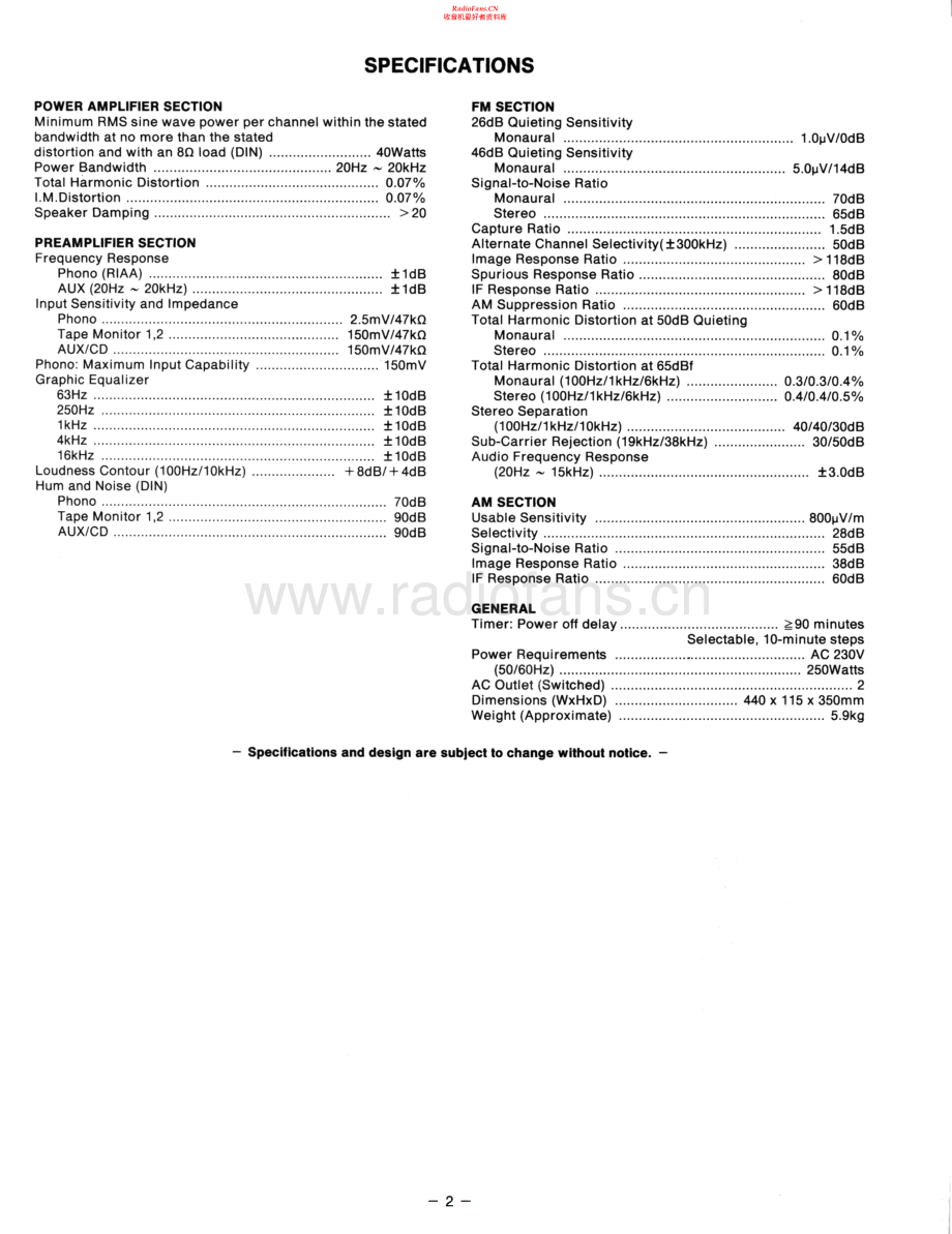 Fisher-RS560-rec-sch维修电路原理图.pdf_第2页