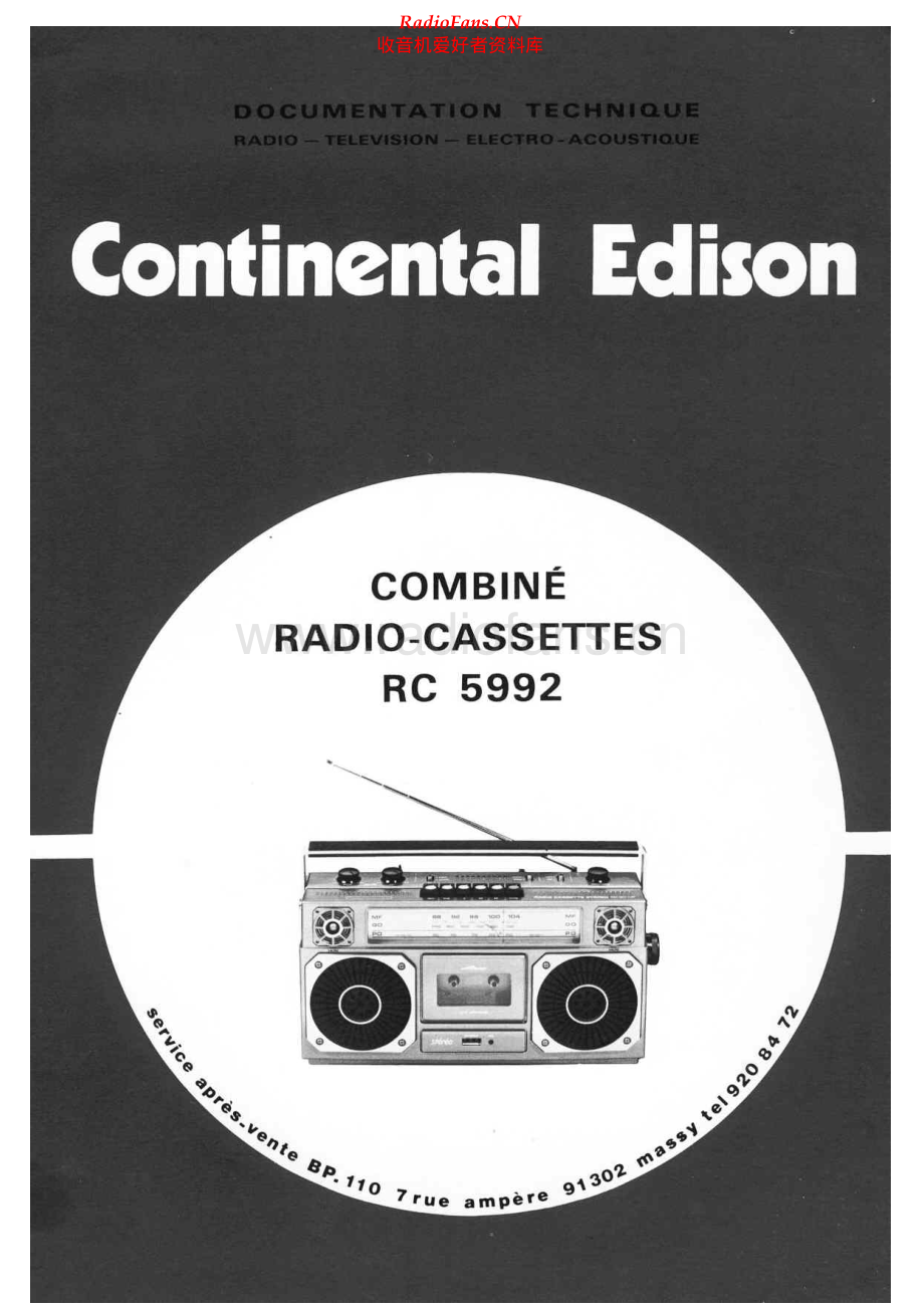 Continental-RC5992-rec-sm维修电路原理图.pdf_第1页