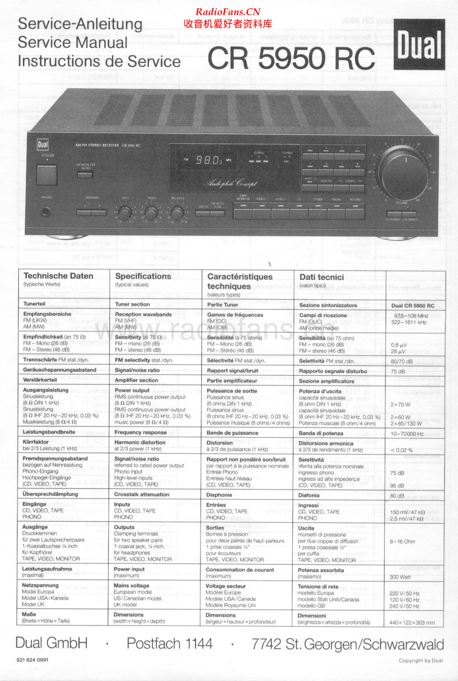 Dual-CR5950RC-rec-sm维修电路原理图.pdf_第1页