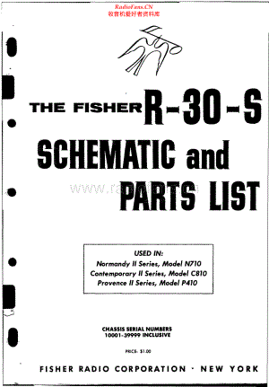Fisher-R30S-rec-sch维修电路原理图.pdf