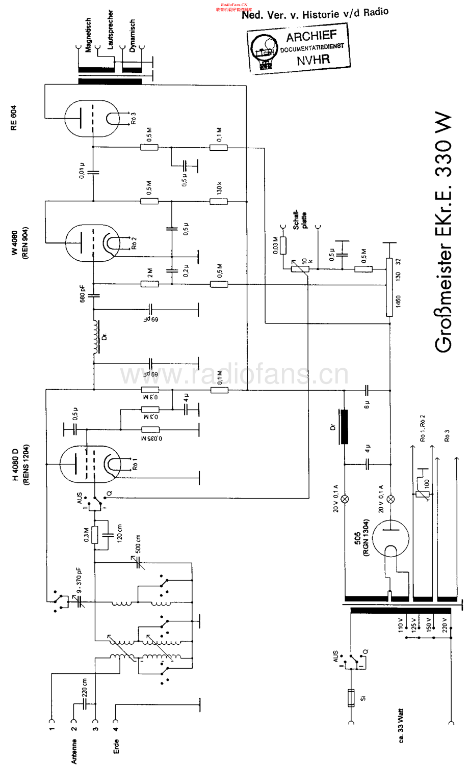 ITT-Grossmeister330W-rec-sch 维修电路原理图.pdf_第1页