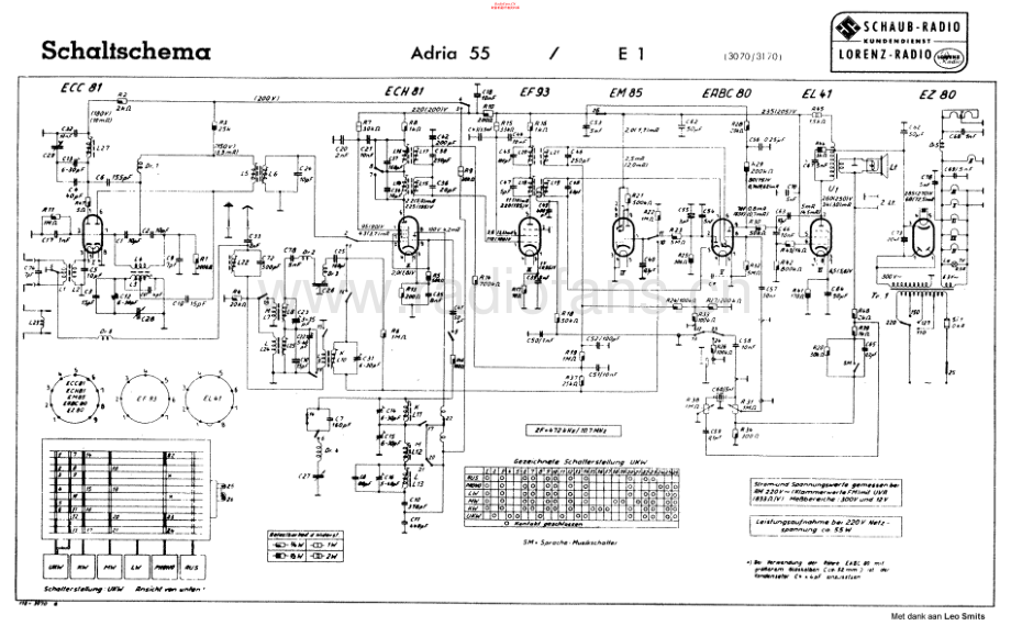 ITT-Adria55-rec-sch 维修电路原理图.pdf_第1页