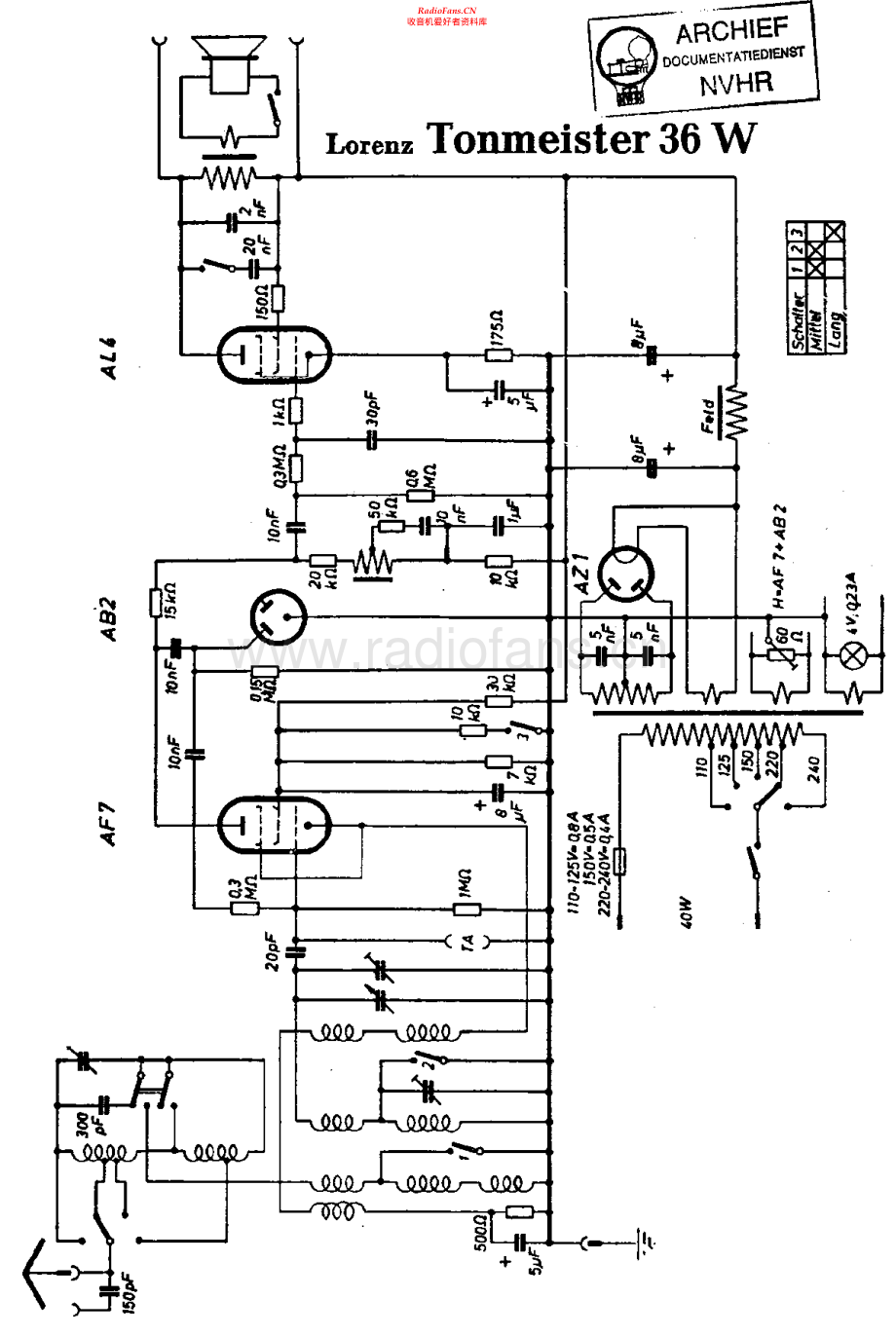 ITT-Tonmeister36W-rec-sch 维修电路原理图.pdf_第1页