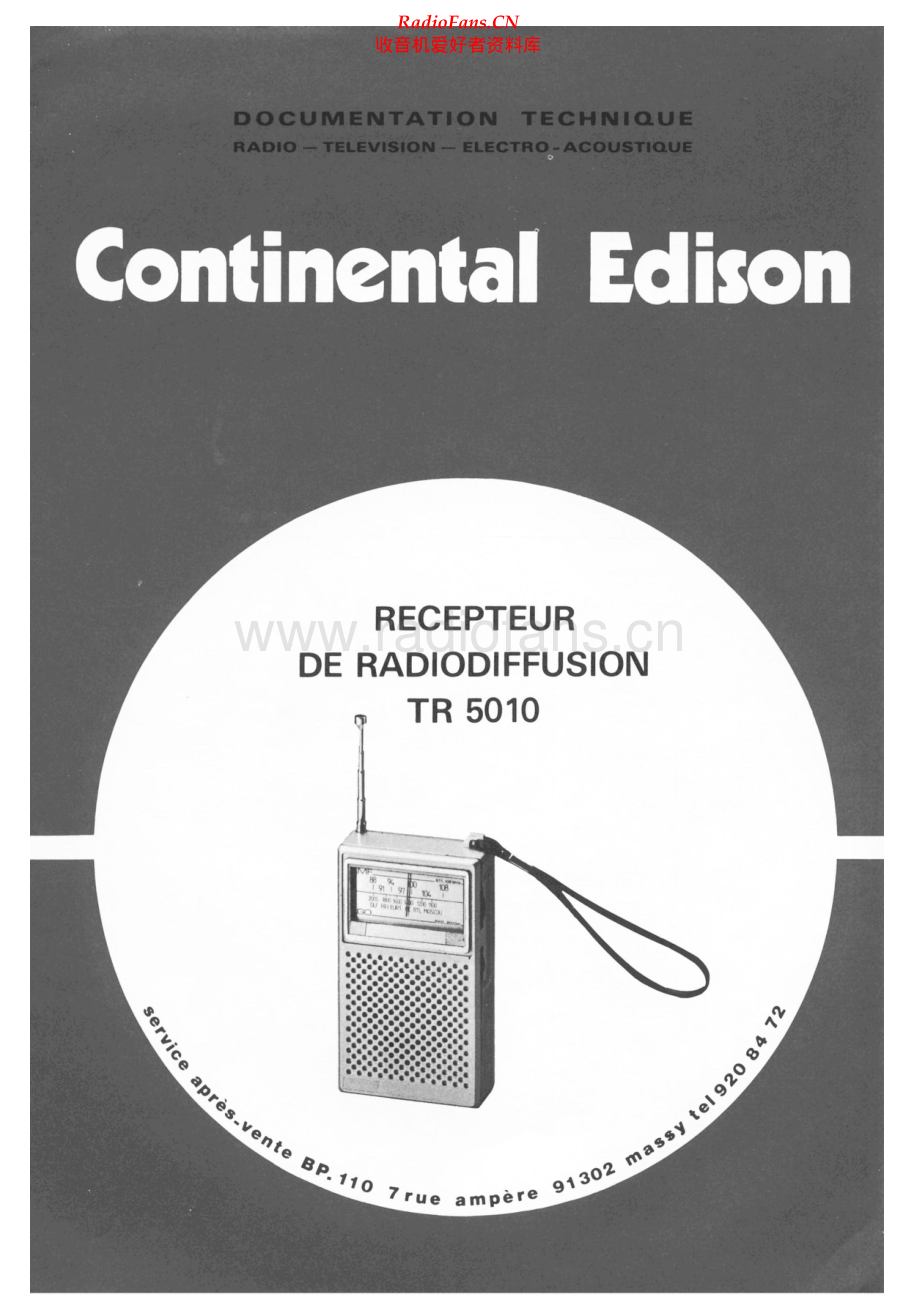 Continental-TR5010-rec-sch维修电路原理图.pdf_第1页