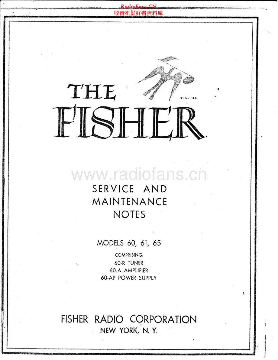 Fisher-60R-tun-sm维修电路原理图.pdf_第1页