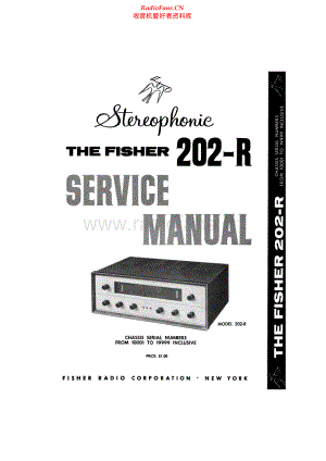 Fisher-202-rec-sm维修电路原理图.pdf