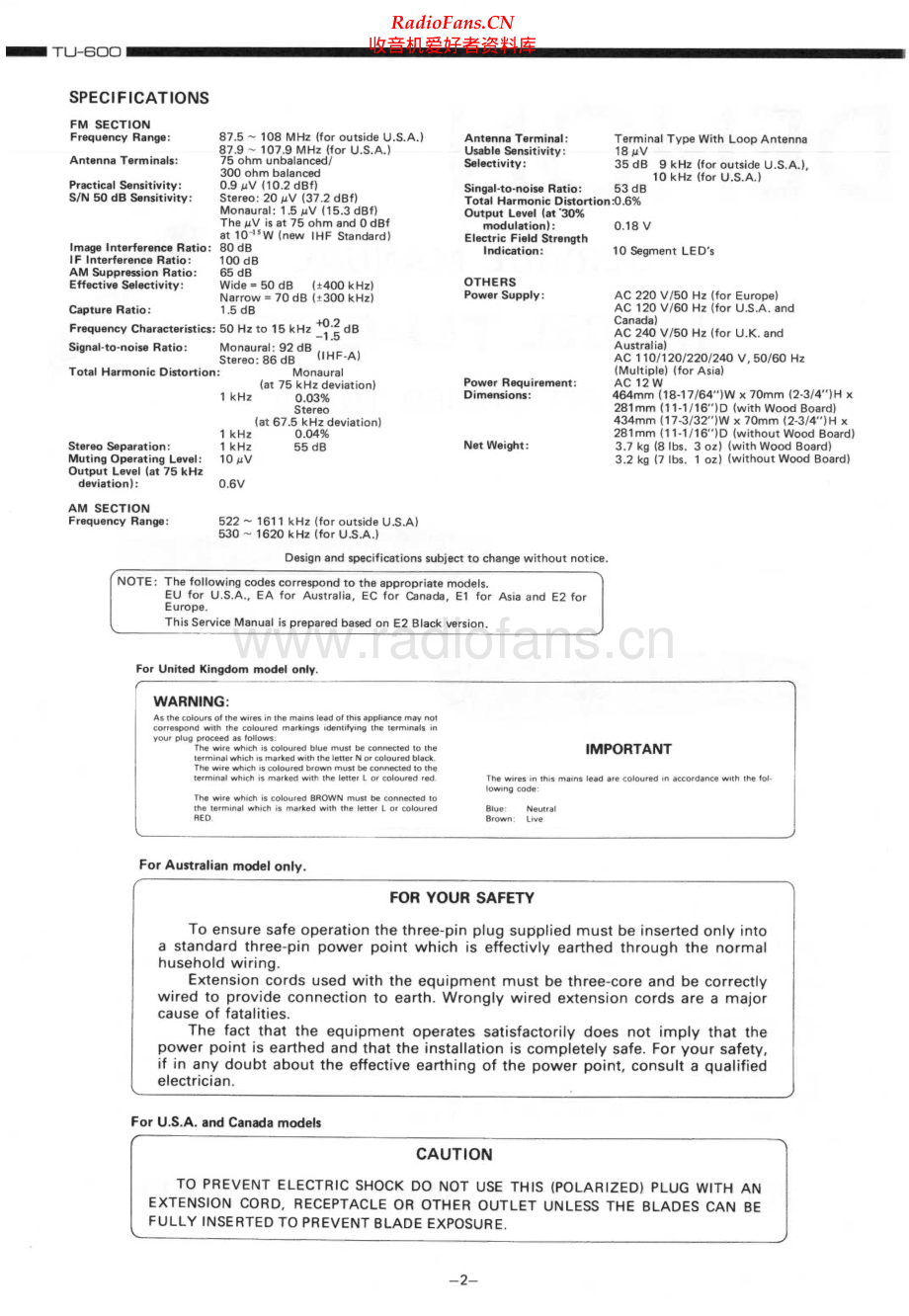 Denon-TU600-tun-sm维修电路原理图.pdf_第2页