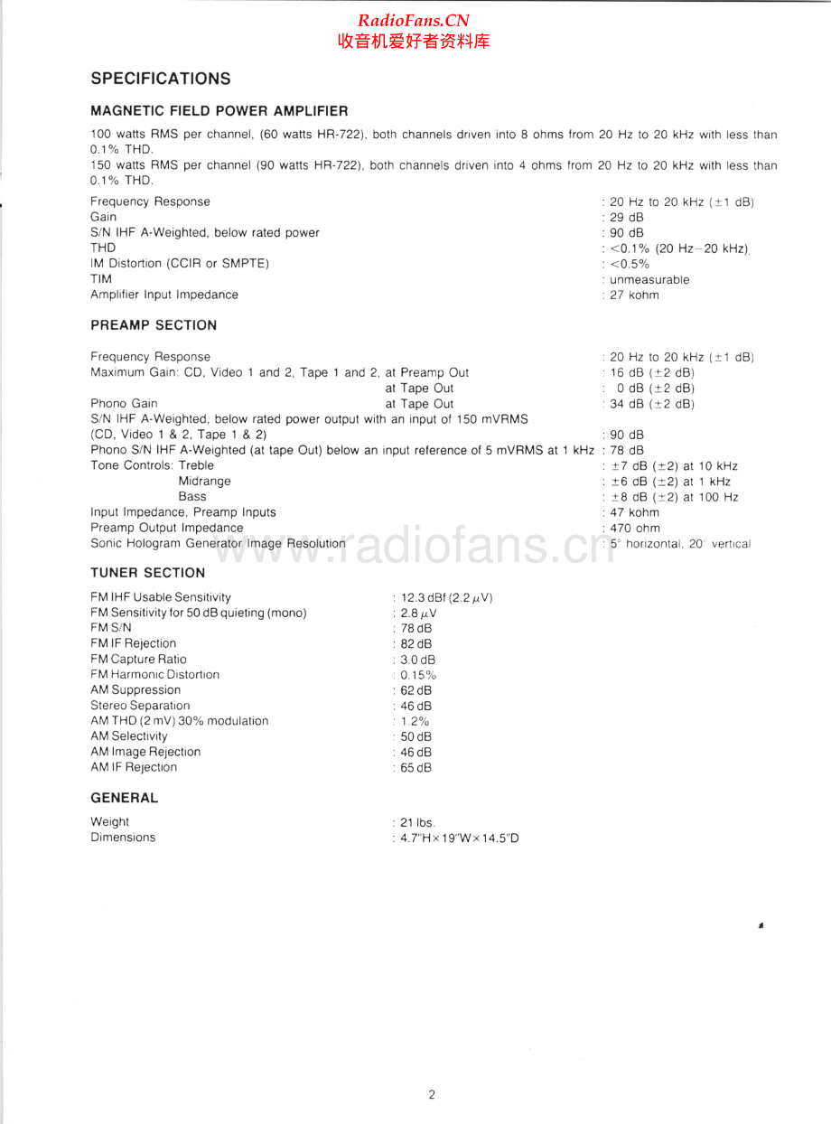 Carver-HR722-rec-sm维修电路原理图.pdf_第2页