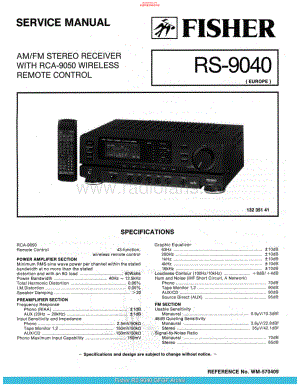Fisher-RS9040-rec-sm维修电路原理图.pdf
