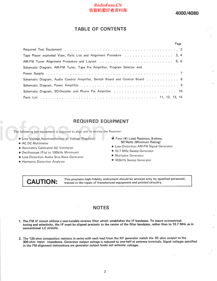 Fisher-4000-rec-sm维修电路原理图.pdf_第2页