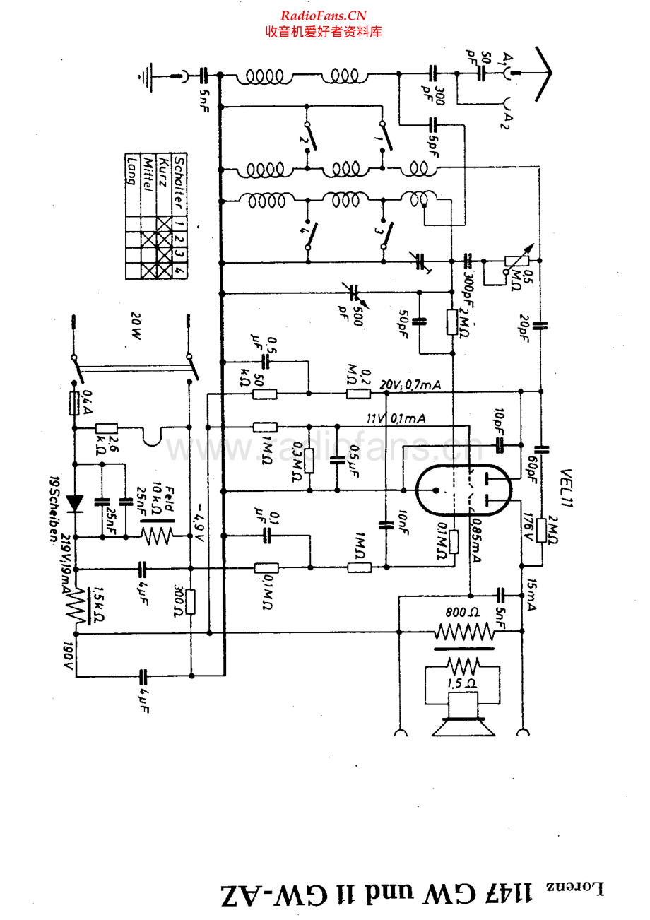 ITT-11GWAZ-rec-sch 维修电路原理图.pdf_第1页