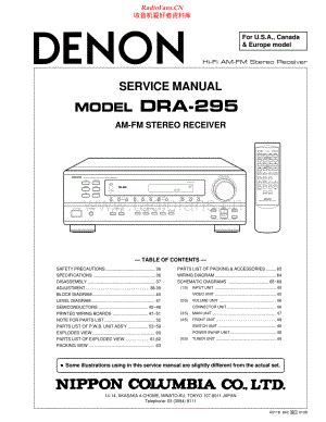 Denon-DRA295-rec-sm维修电路原理图.pdf