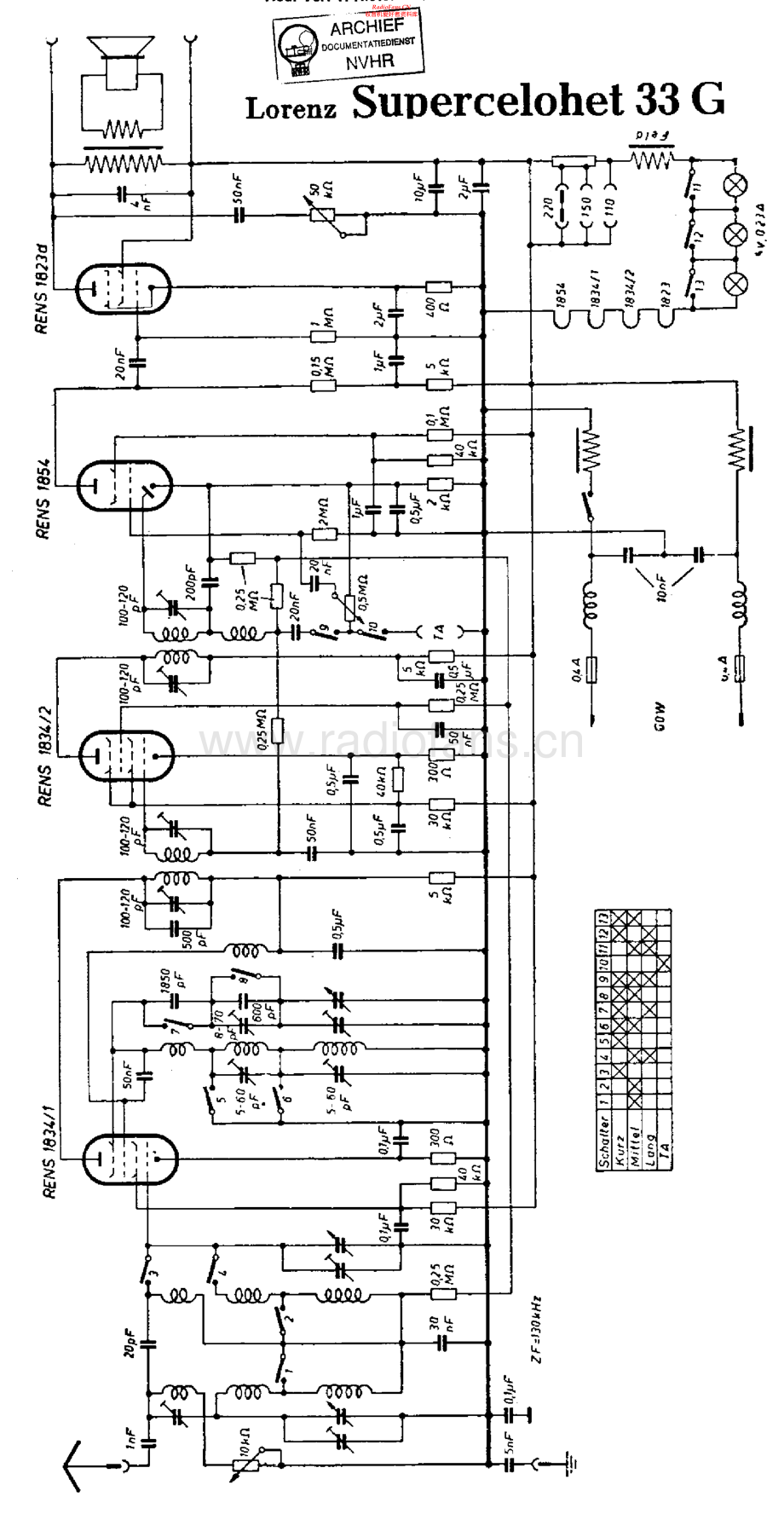 ITT-Supercelohet33G-rec-sch 维修电路原理图.pdf_第1页