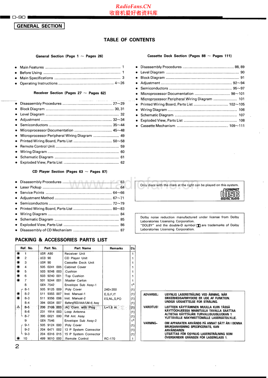 Denon-UDRA90-rec-sm维修电路原理图.pdf_第2页