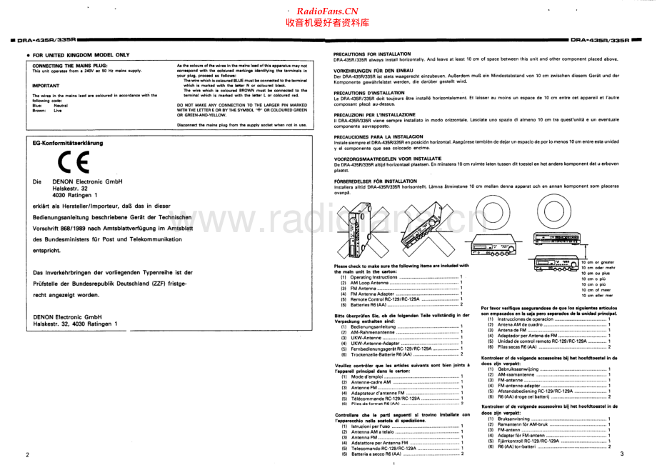 Denon-DRA435RDE-rec-sm维修电路原理图.pdf_第2页