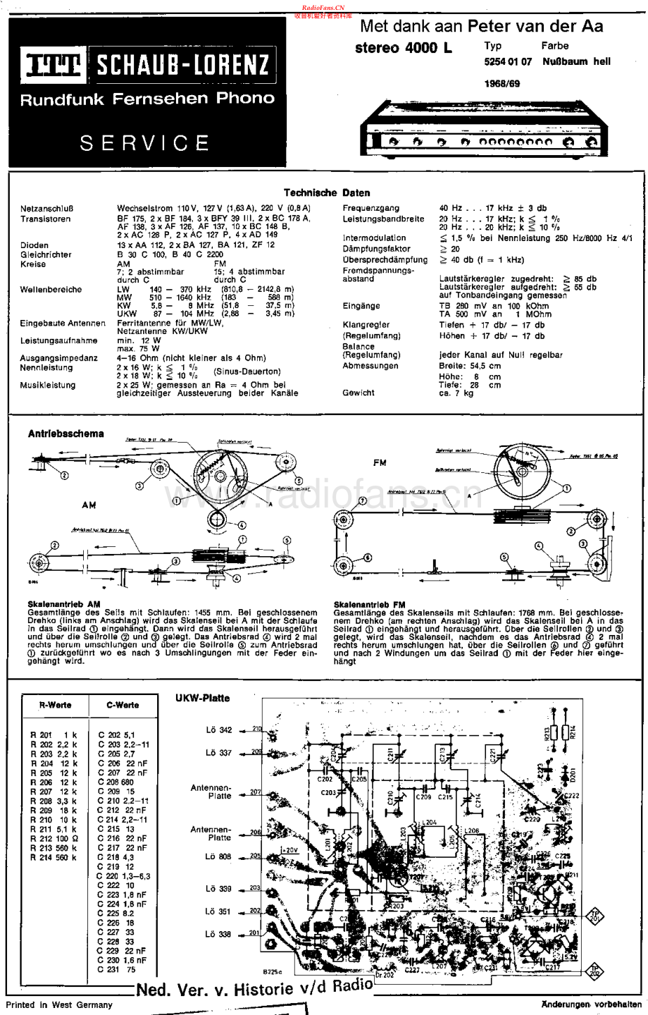 ITT-Stereo4001L-rec-sm 维修电路原理图.pdf_第1页