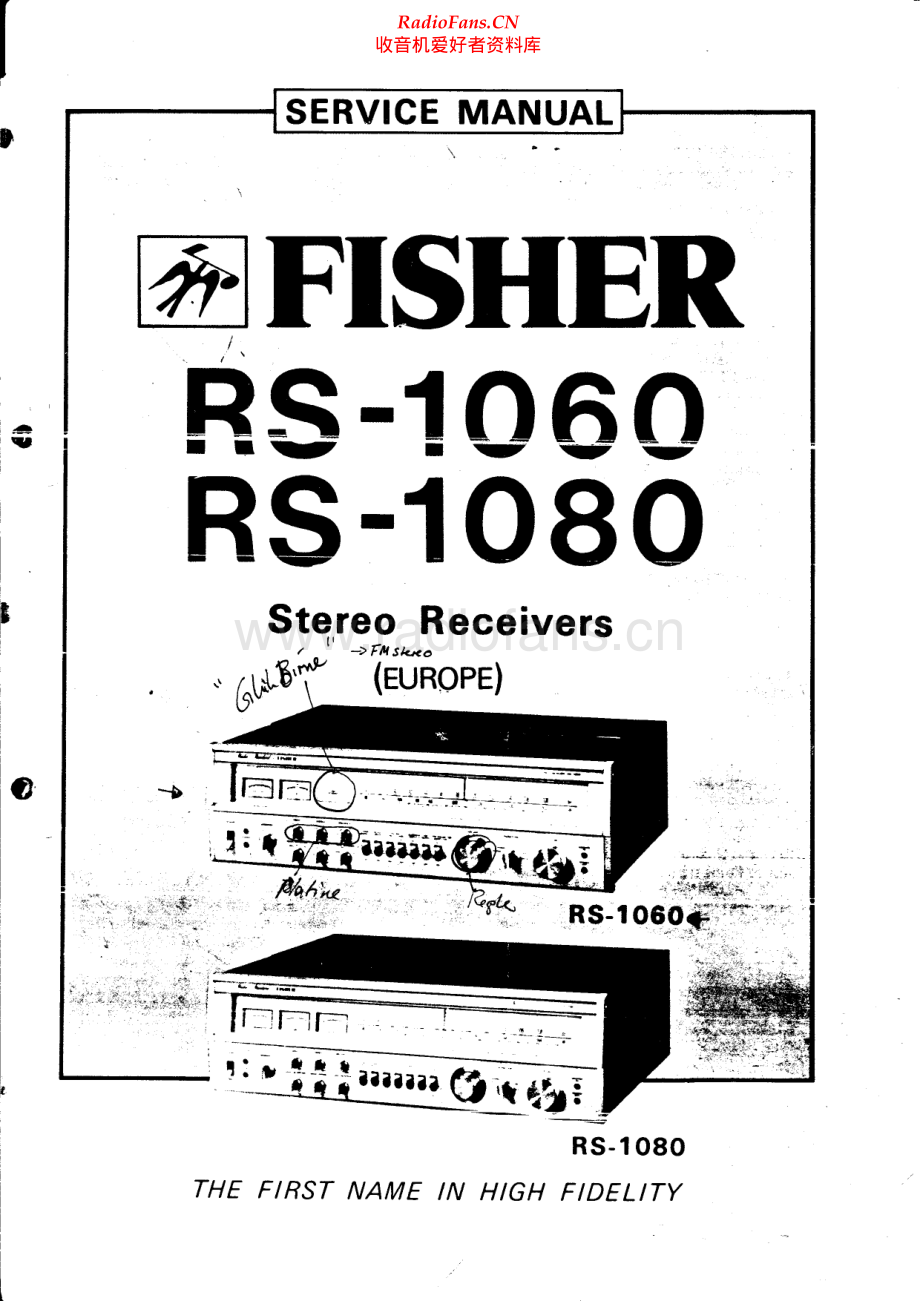 Fisher-RS1060-rec-sm维修电路原理图.pdf_第1页