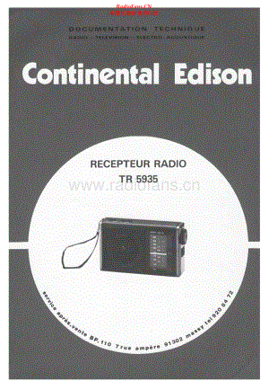 Continental-TR5935-rec-sm维修电路原理图.pdf