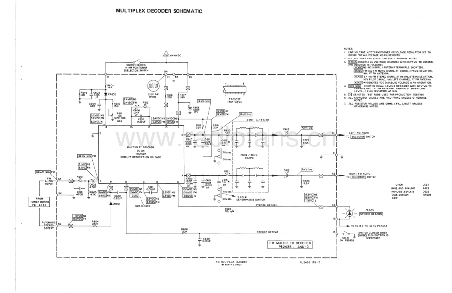 Fisher-432-rec-sm维修电路原理图.pdf_第3页