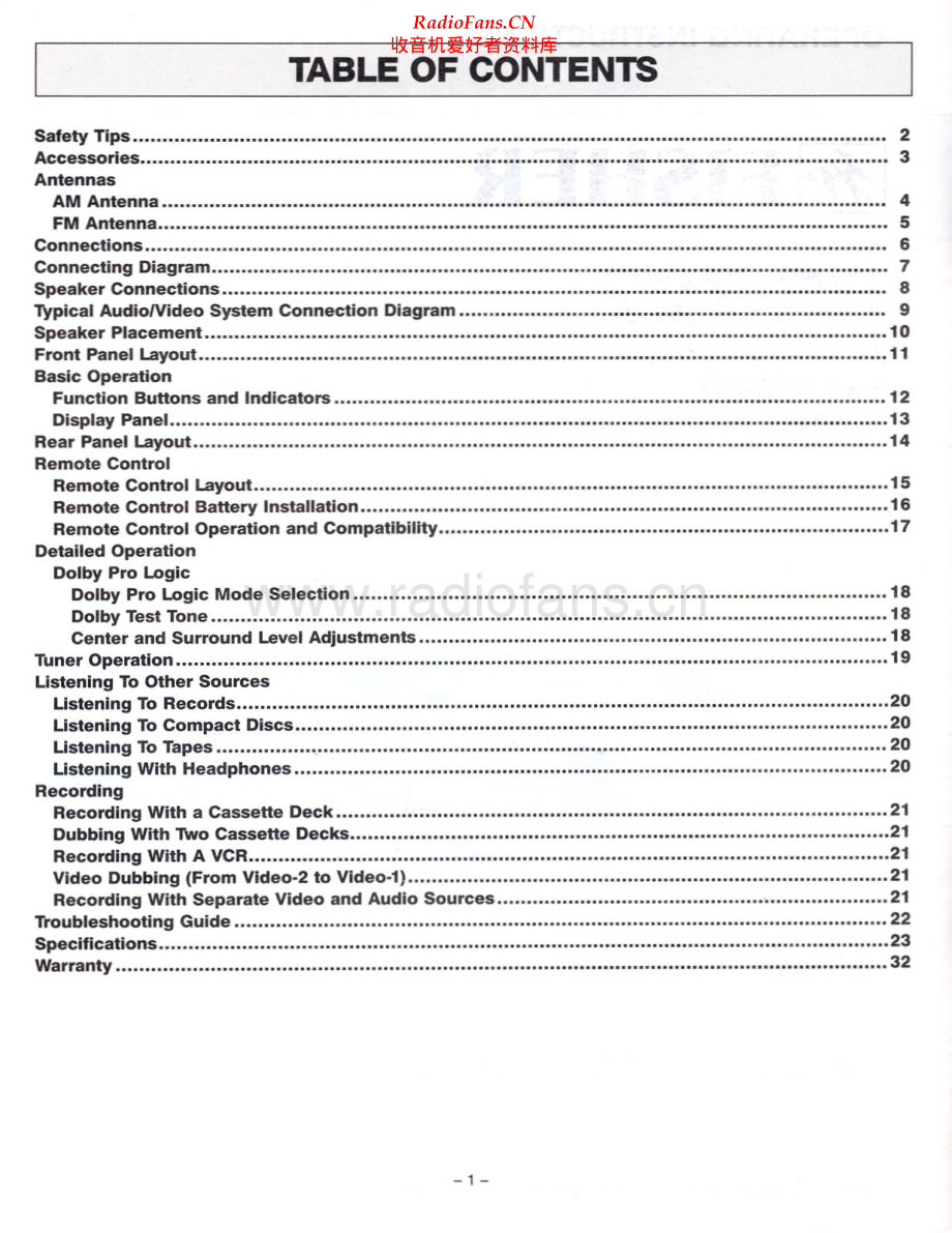 Fisher-RS727-rec-sm维修电路原理图.pdf_第2页