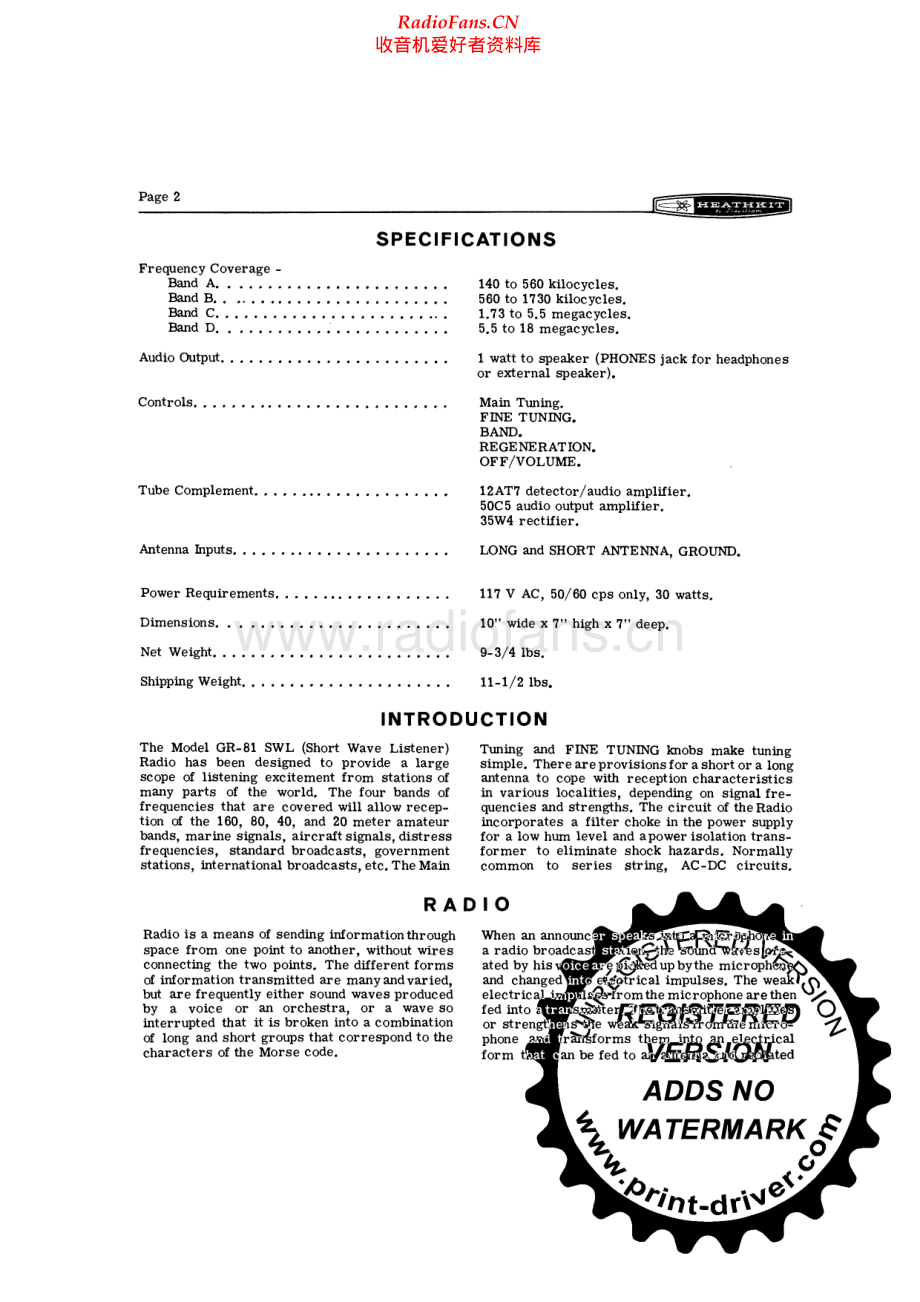 Heathkit-GR81-rec-sm 维修电路原理图.pdf_第2页