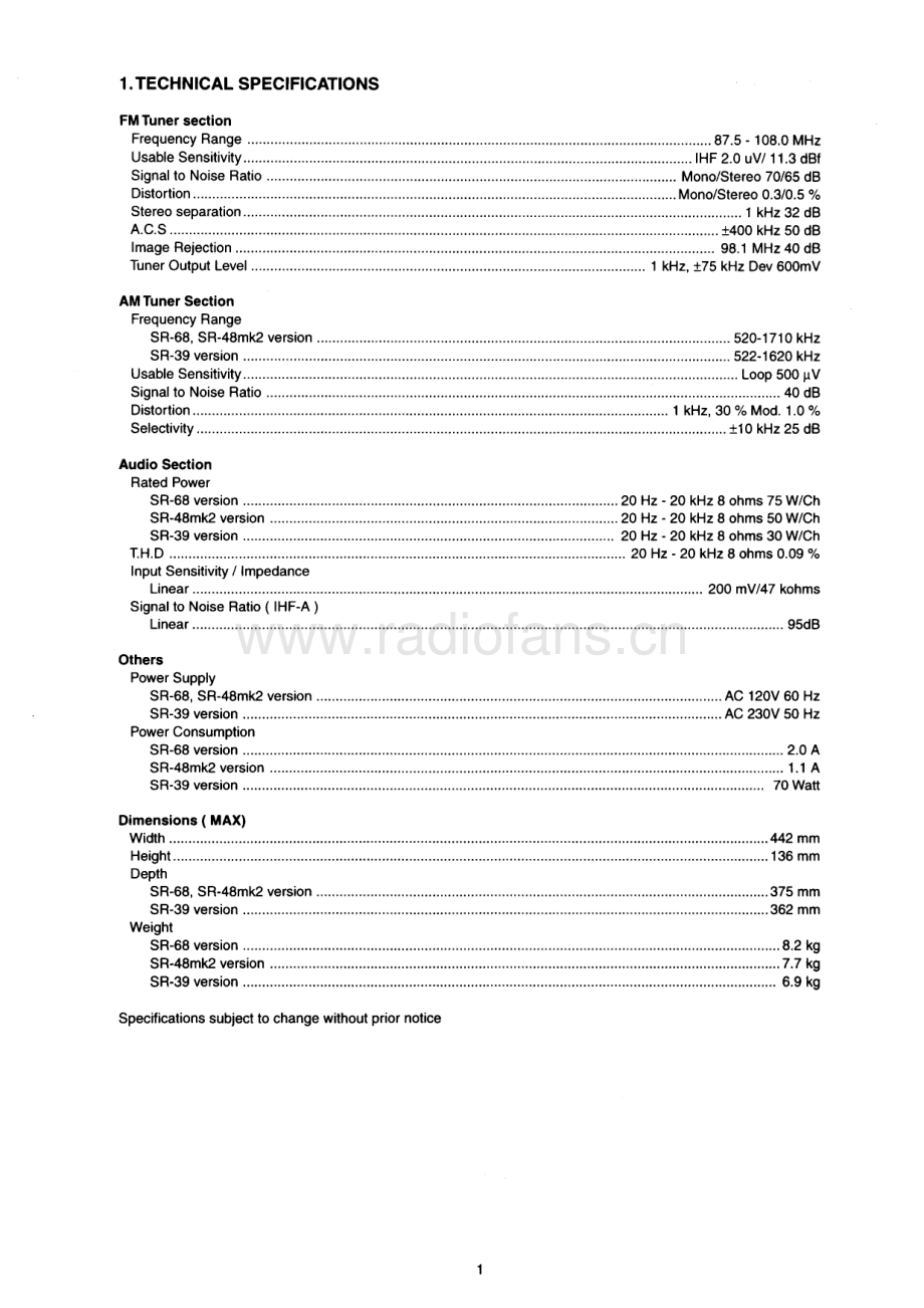 Marantz-SR68U-rec-sm 维修电路原理图.pdf_第3页