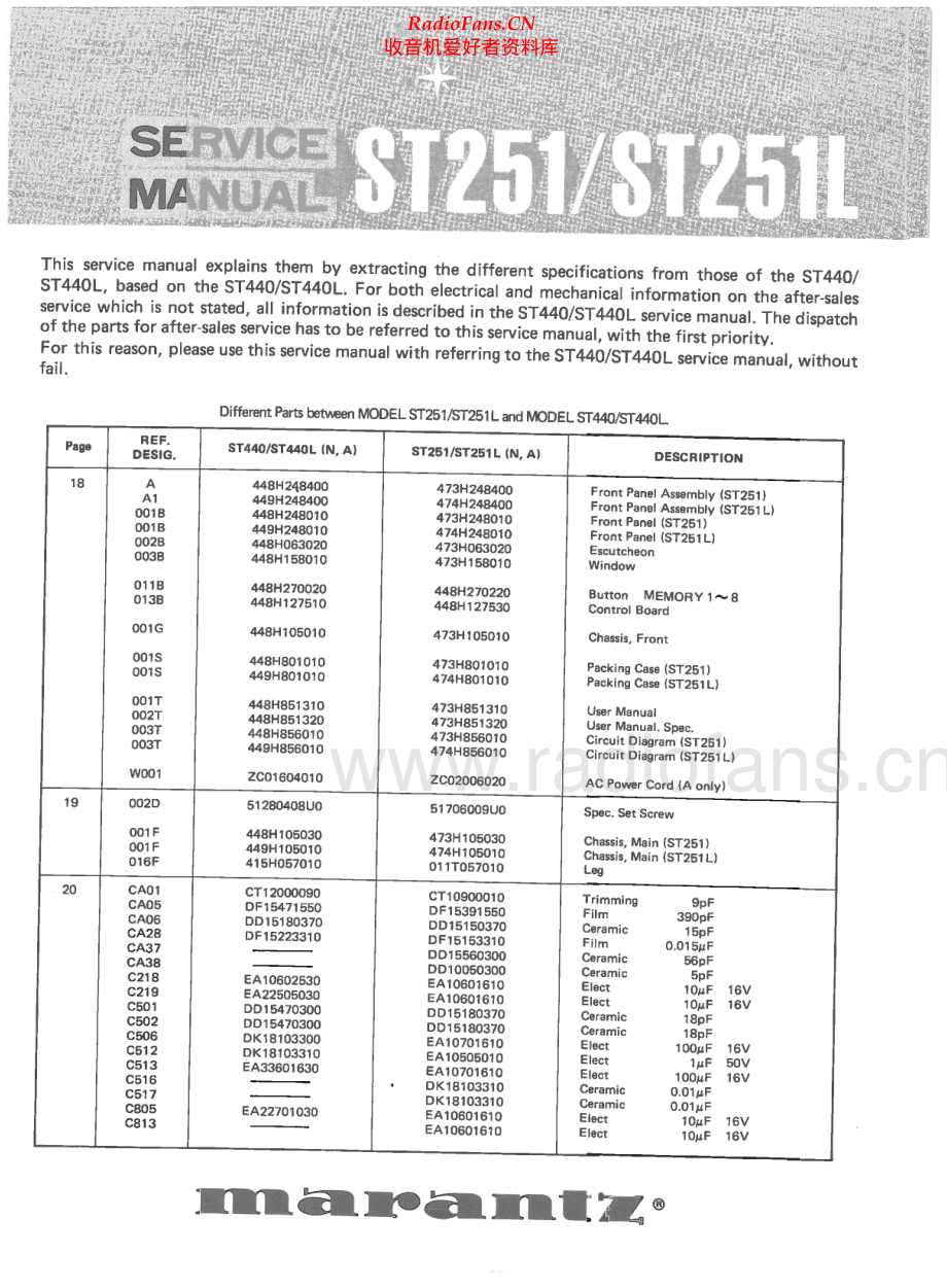 Marantz-ST251-tun-sm 维修电路原理图.pdf_第1页