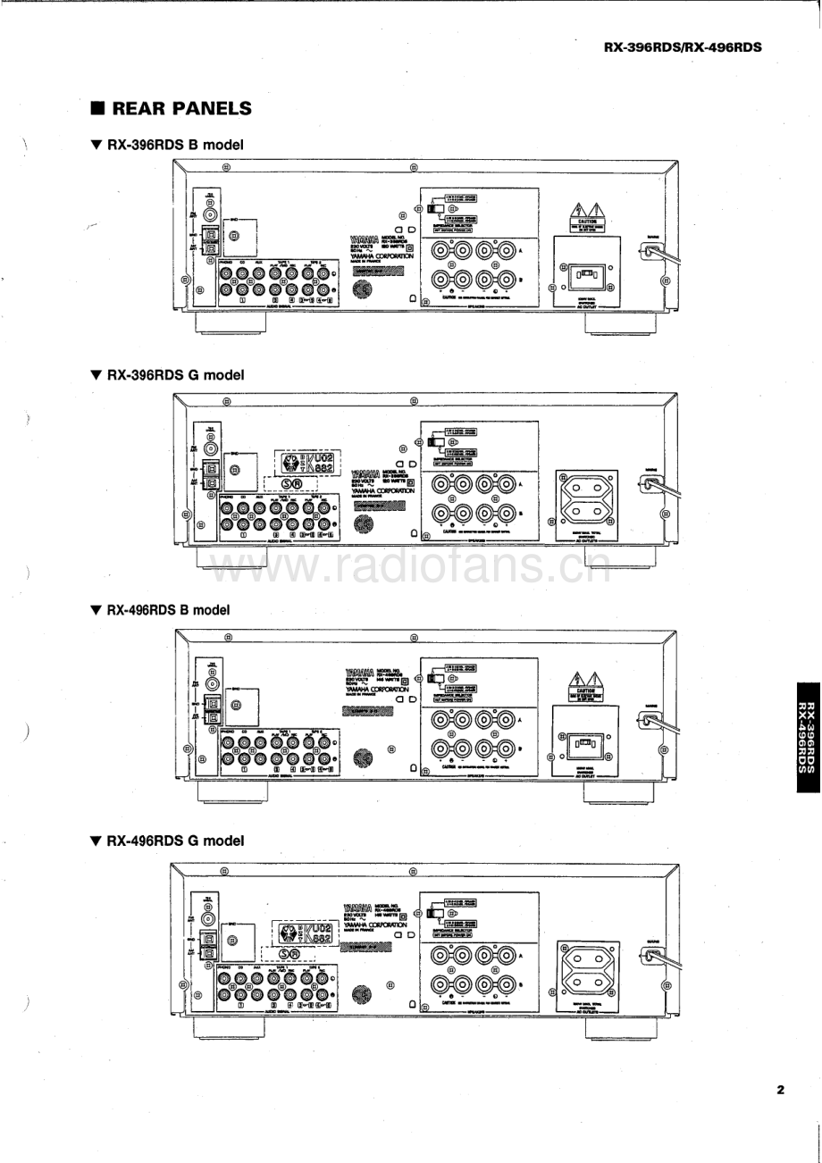 Yamaha-RX496RDS-rec-sm(1) 维修电路原理图.pdf_第3页