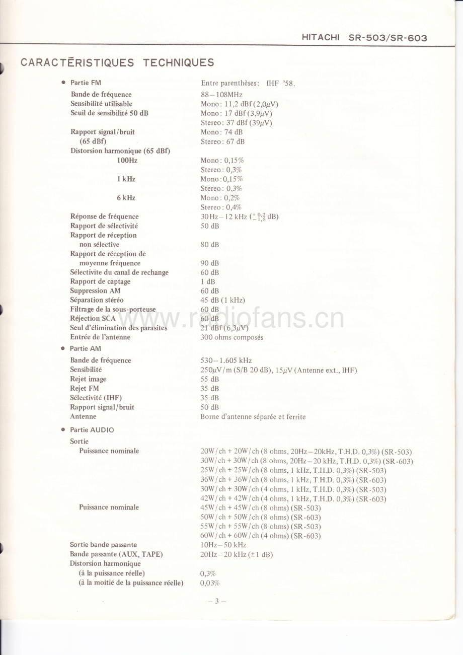 Hitachi-SR503-rec-sm 维修电路原理图.pdf_第3页