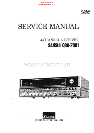 Sansui-QRX7001-rec-sm 维修电路原理图.pdf