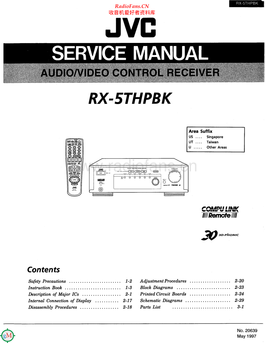 JVC-RX5THPBK-rec-sm 维修电路原理图.pdf_第1页