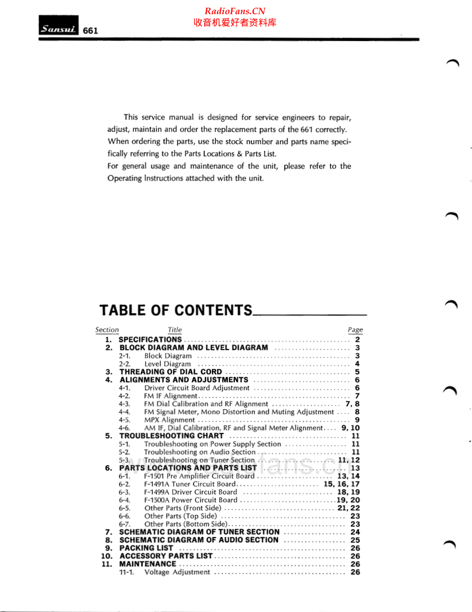 Sansui-661-rec-sm 维修电路原理图.pdf_第2页