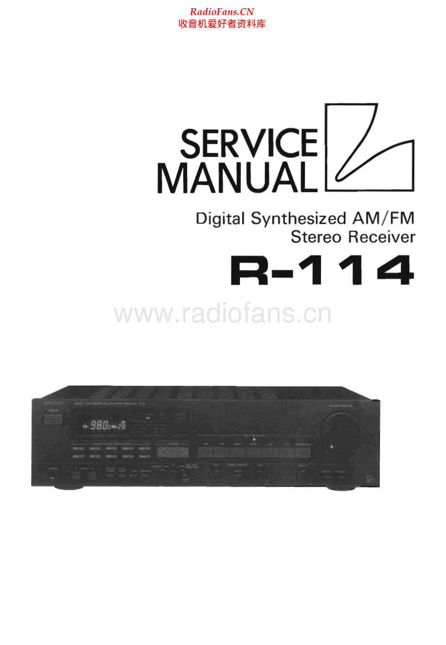 Luxman-R114-rec-sm 维修电路原理图.pdf_第1页