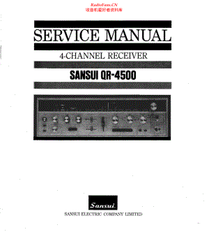 Sansui-QR4500-rec-sm 维修电路原理图.pdf