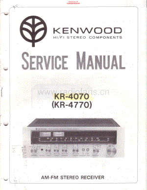 Kenwood-KR4070-rec-sm 维修电路原理图.pdf