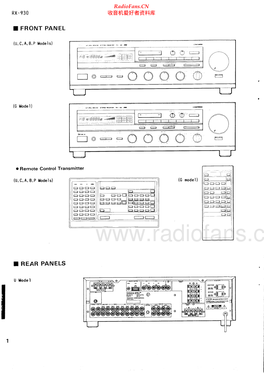 Yamaha-RX930-rec-sm(1) 维修电路原理图.pdf_第2页