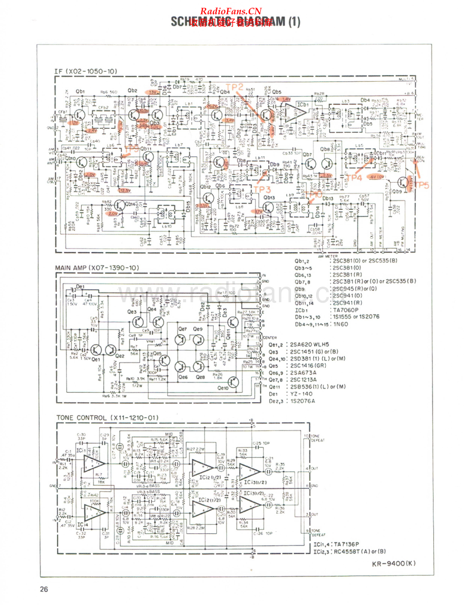 Kenwood-KR9400-rec-sch 维修电路原理图.pdf_第1页